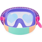 Bling2O Swimming Mask Glitter Heart Raspberry