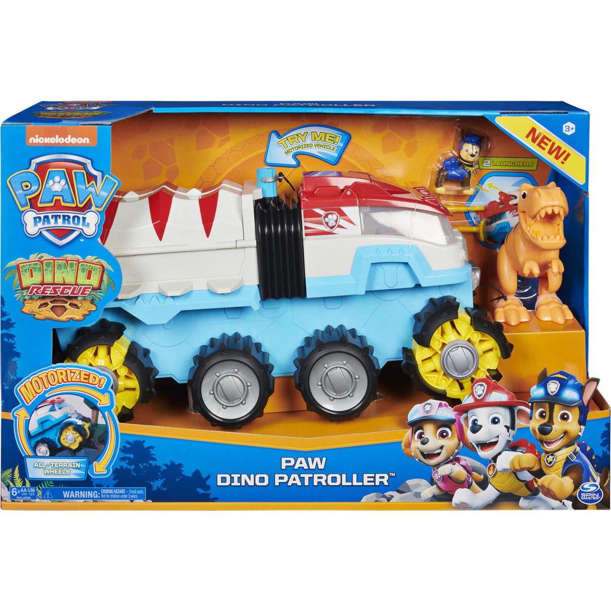 Paw Patrol Dino Rescue Patroller With Chase And T-Rex