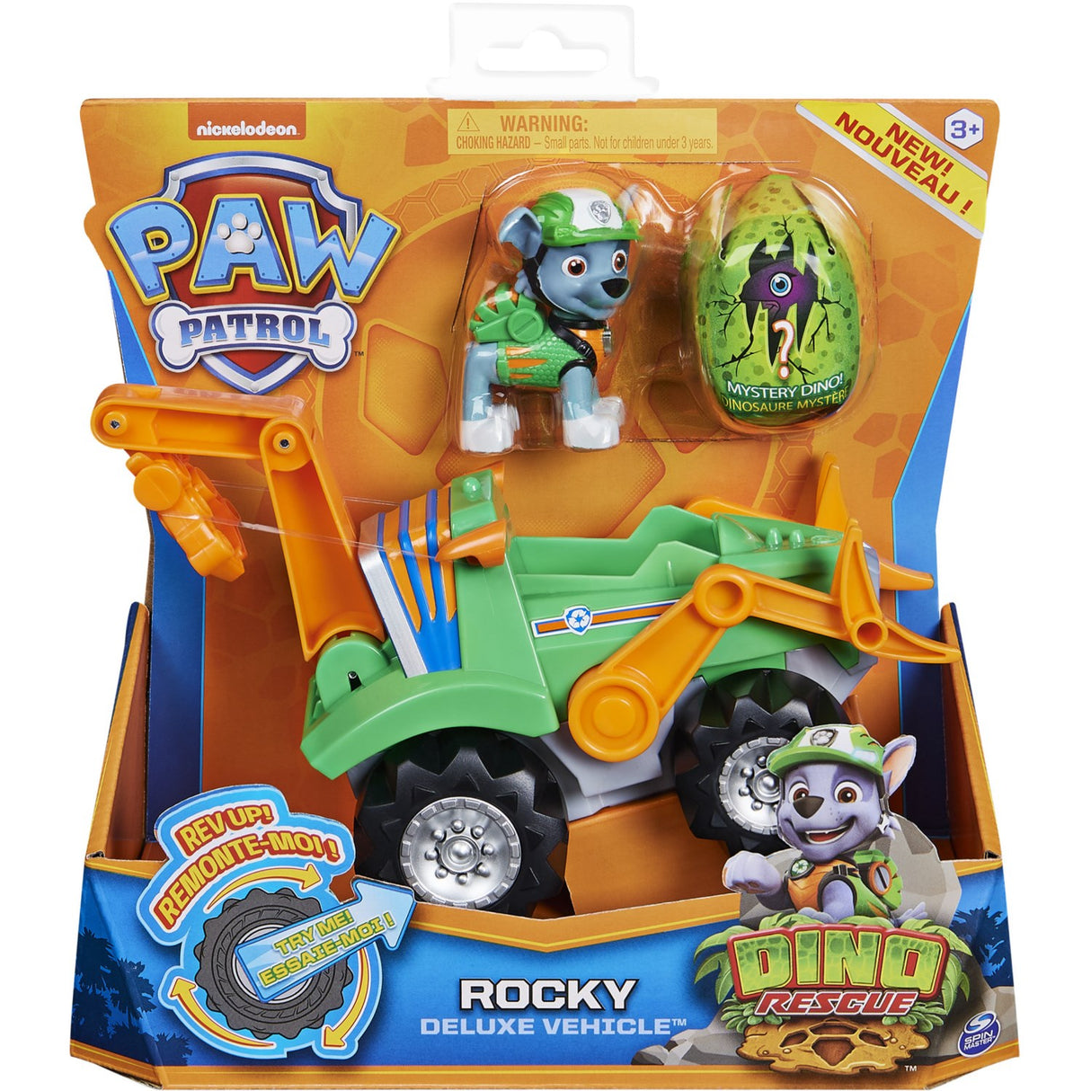 Paw Patrol Dino Vehicle With Rocky