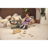 BabyBjörn Dark Green Bouncer Bliss - Woven, Flower Leaf Quilt