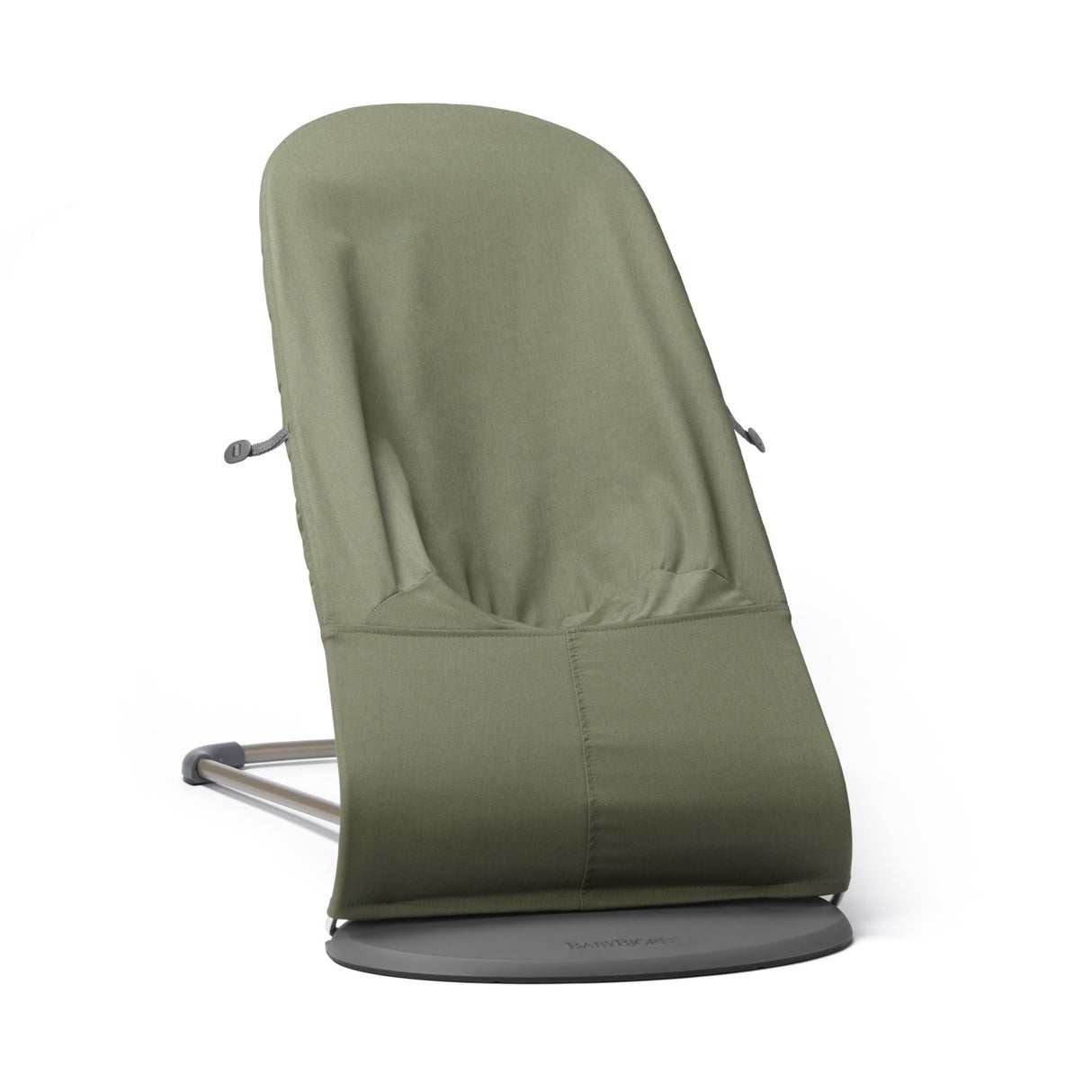 BabyBjörn Dark Green Bouncer Bliss - Woven, Flower Leaf Quilt