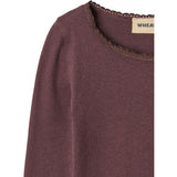 Wheat Fudge Rib Blouse Reese