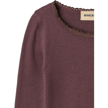 Wheat Fudge Rib Blouse Reese