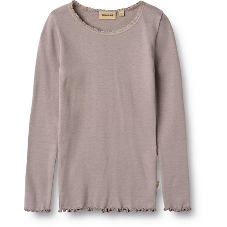 Wheat Dusty Purple Rib Blouse Reese