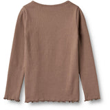 Wheat Toffee Brown Blouse Ida