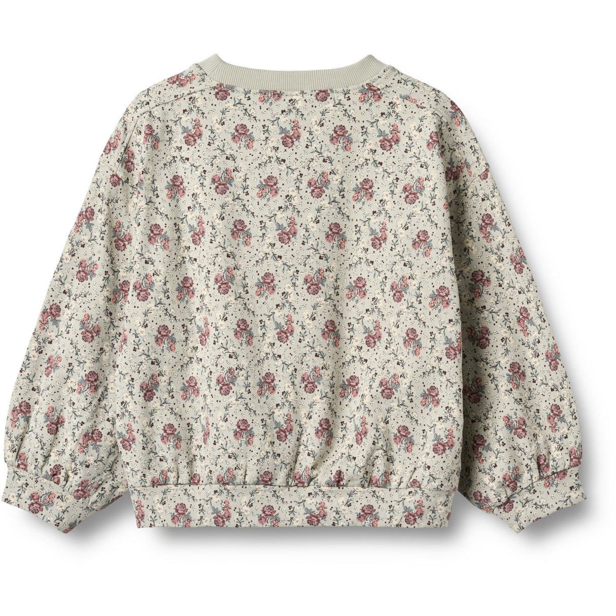Wheat Slightly Green Flowers Sweatshirt L/S Lia