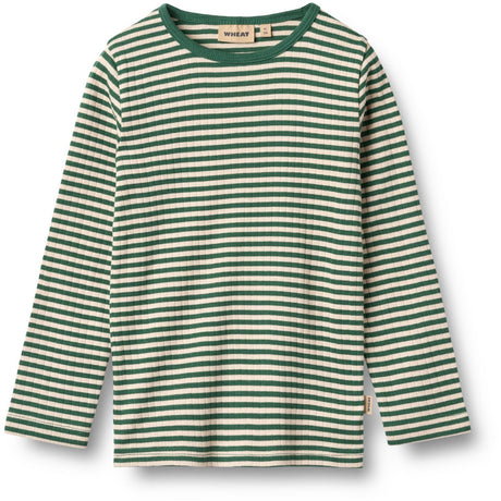 Wheat Green Stripe Blouse Stig