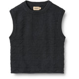Wheat Navy Knit Vest Bobby