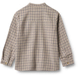 Wheat Blue Check Shirt L/S Willum