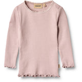 Wheat Soft Lilac Rib Blouse Reese