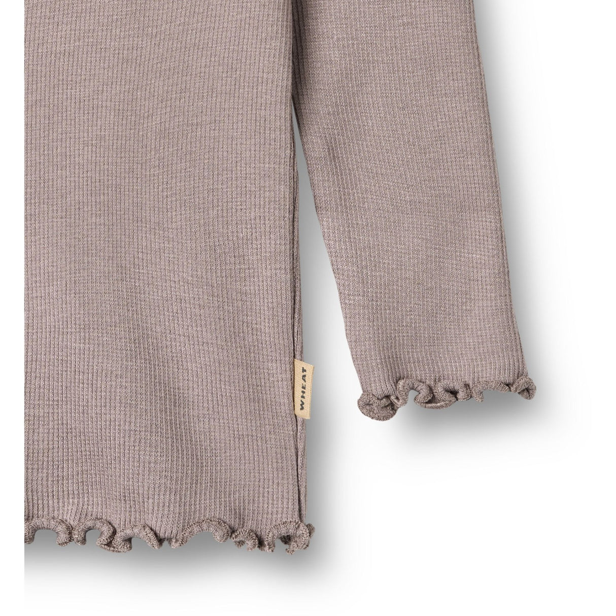 Wheat Dusty Purple Rib Blouse Reese