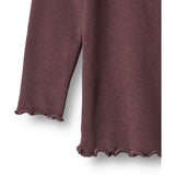 Wheat Fudge Rib Blouse Reese