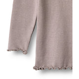 Wheat Dusty Purple Rib Blouse Reese