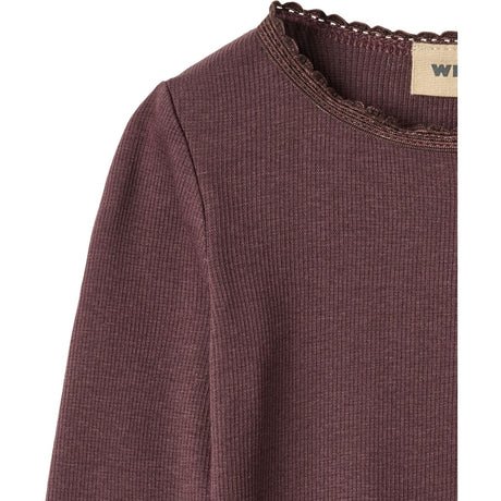 Wheat Fudge Rib Blouse Reese