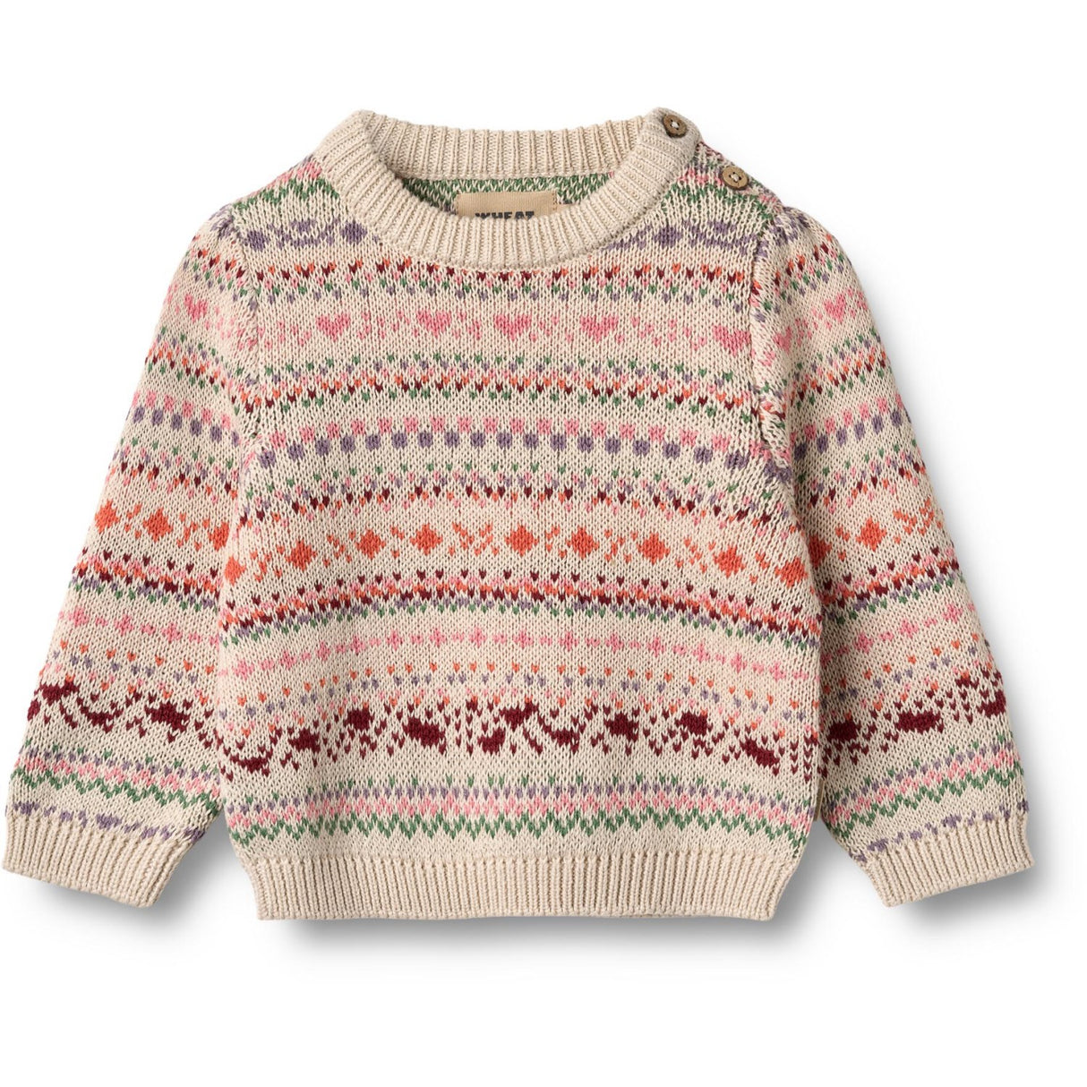Wheat Multi Jaquard Pullover Olga