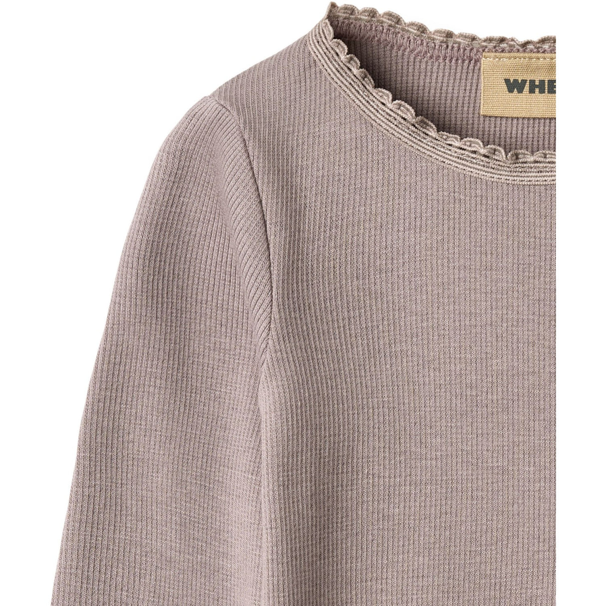 Wheat Dusty Purple Rib Blouse Reese