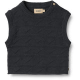 Wheat Navy Knit Vest Bobby