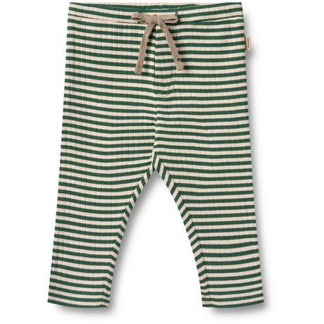 Wheat Green Stripe Jersey Pants Manfred