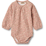 Wheat Rose Dust Flower Meadow Body L/S Elmine