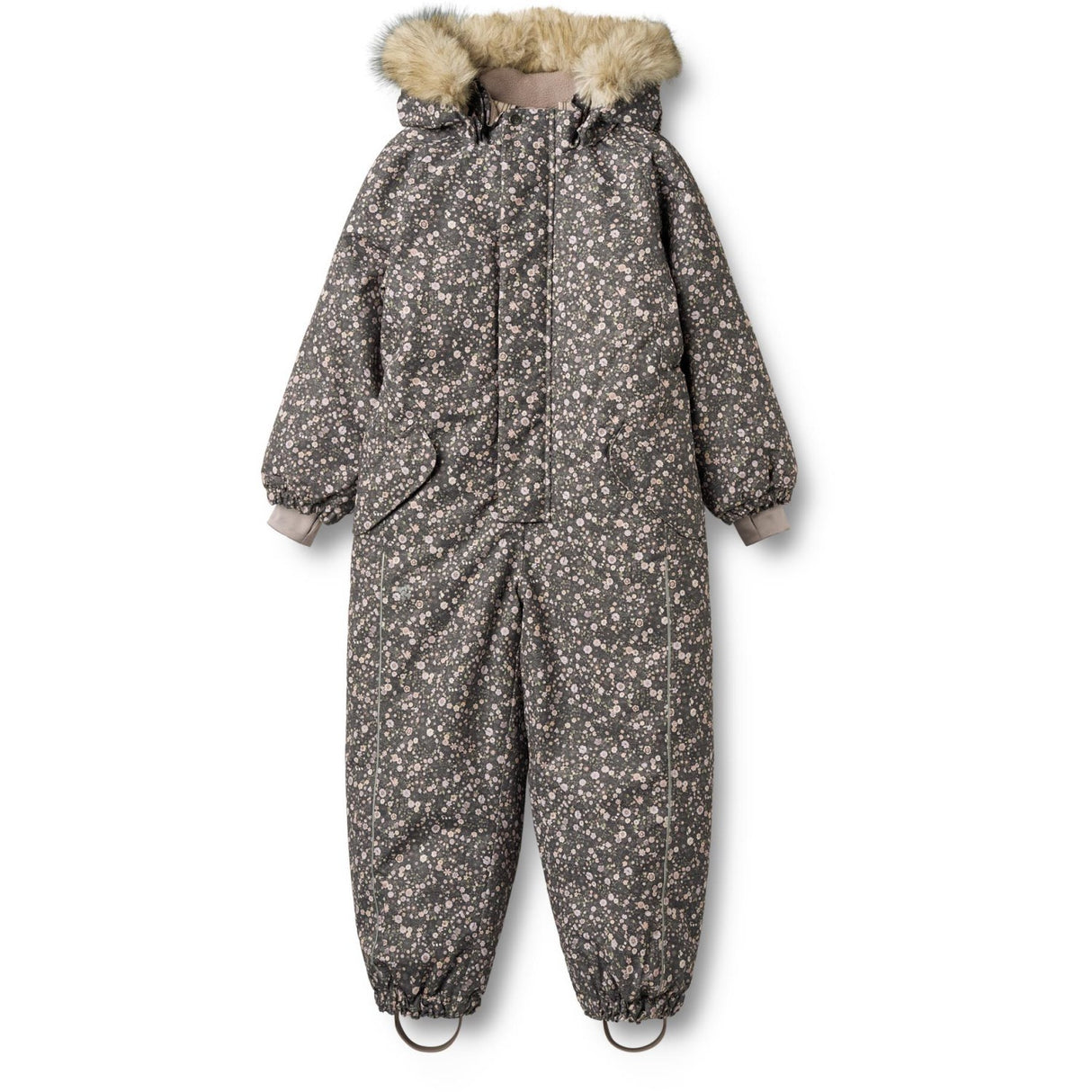Wheat Black Sea Open Flowers Snowsuit Moe