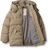 Wheat Grey Stone Puffer Jacket Gael