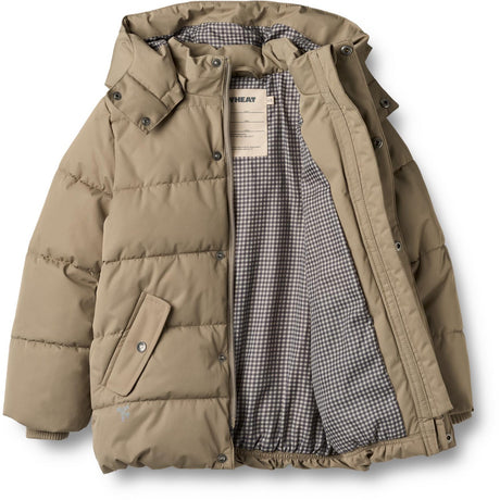 Wheat Grey Stone Puffer Jacket Gael