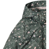 Wheat Forest Lake Checked Flowers Puffer Jacket Karla