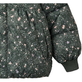 Wheat Forest Lake Checked Flowers Puffer Jacket Karla