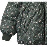 Wheat Forest Lake Checked Flowers Puffer Jacket Karla