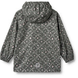 Wheat Forest Lake Checked Flowers Rainwear Ollo Jacket