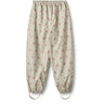 Wheat Slightly Green Flowers Rainwear Olo Pants