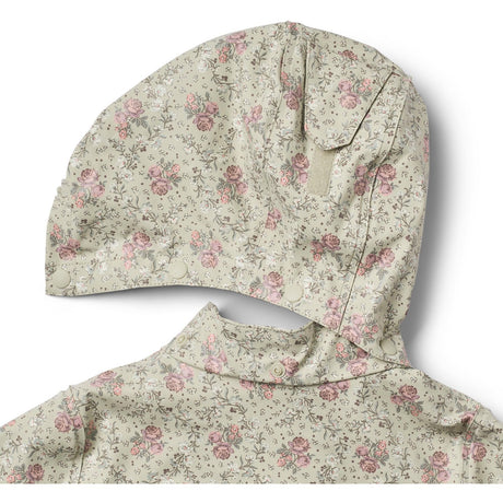 Wheat Slightly Green Flowers Rainwear Ollo Jacket