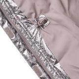 Wheat Silver Flower Meadow Puffer Jacket Eli