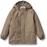 Wheat Dry Wood Thermo Rain Coat Aju