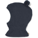 Wheat Ink Melange Knitted Balaclava Pomi