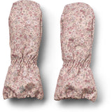Wheat Rose Dust Flowers Mittens Monta