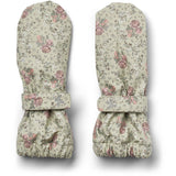 Wheat Slightly Green Flowers Rain Mittens Rily