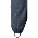 Wheat Greyblue Letters Snowsuit Adi