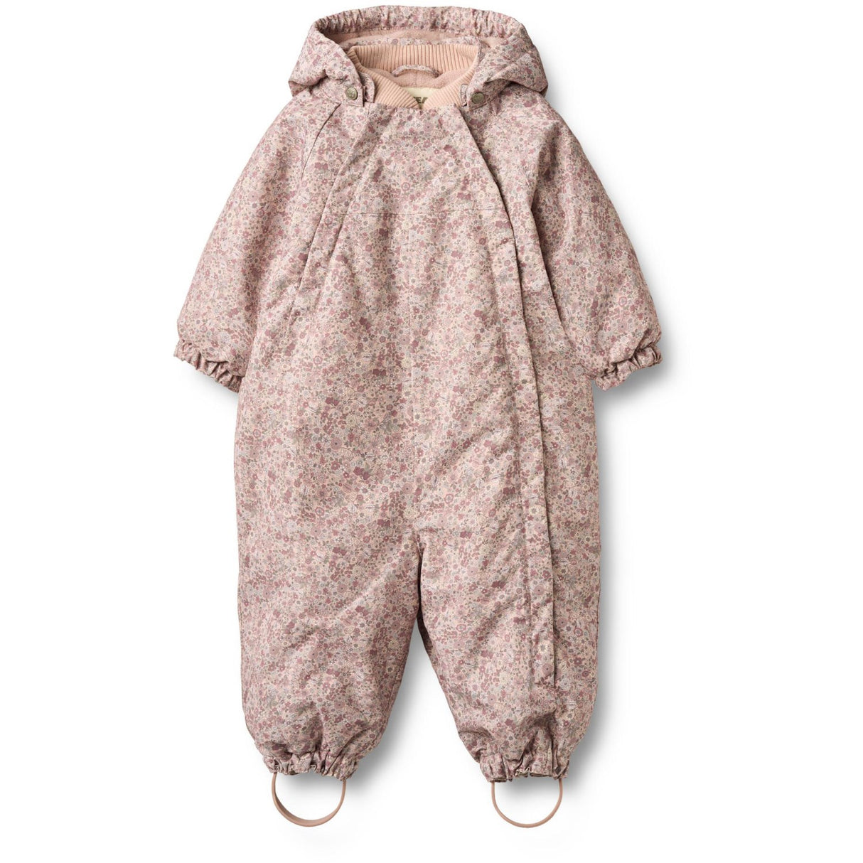 Wheat Rose Dust Flowers Snowsuit Adi
