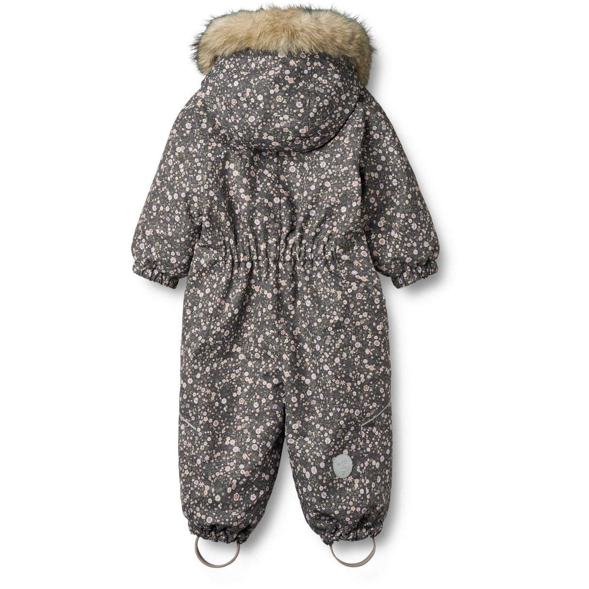 Wheat Black Sea Open Flowers Snowsuit Nickie