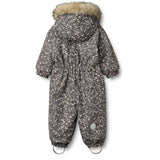 Wheat Black Sea Open Flowers Snowsuit Nickie