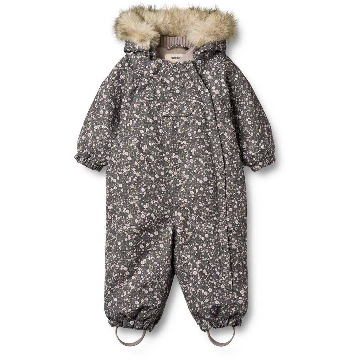 Wheat Black Sea Open Flowers Snowsuit Nickie