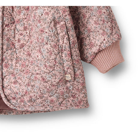 Wheat Soft Lavender Flowers Thermo Jacket Thilde