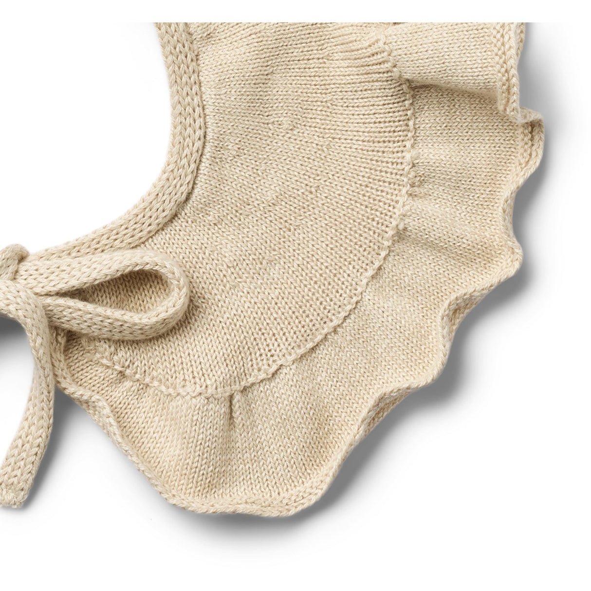 Wheat Offwhite Knit Collar Edele