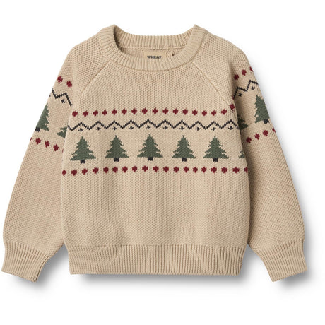 Wheat Warm Sand Jacquard Pullover Balou