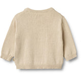 Wheat Offwhite Knit Pullover Embr. Lisa