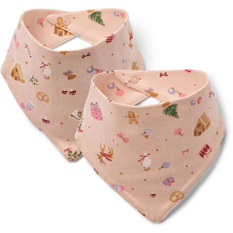 Wheat Rose Dust Holiday 2 Bib Eden