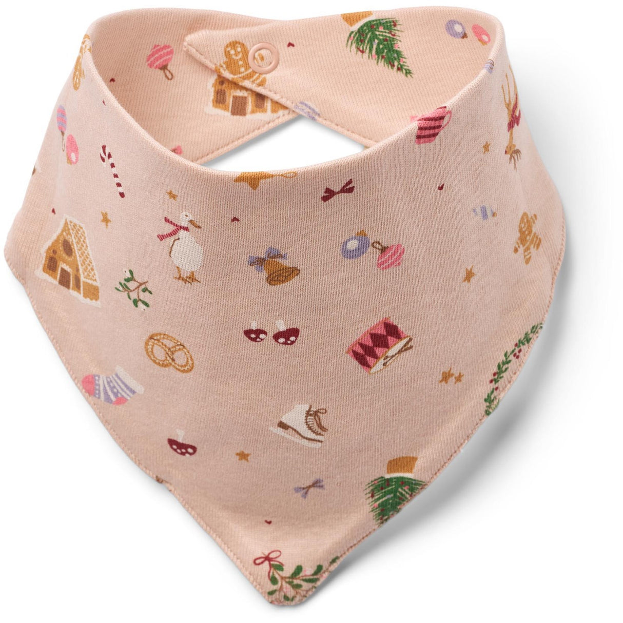 Wheat Rose Dust Holiday 2 Bib Eden