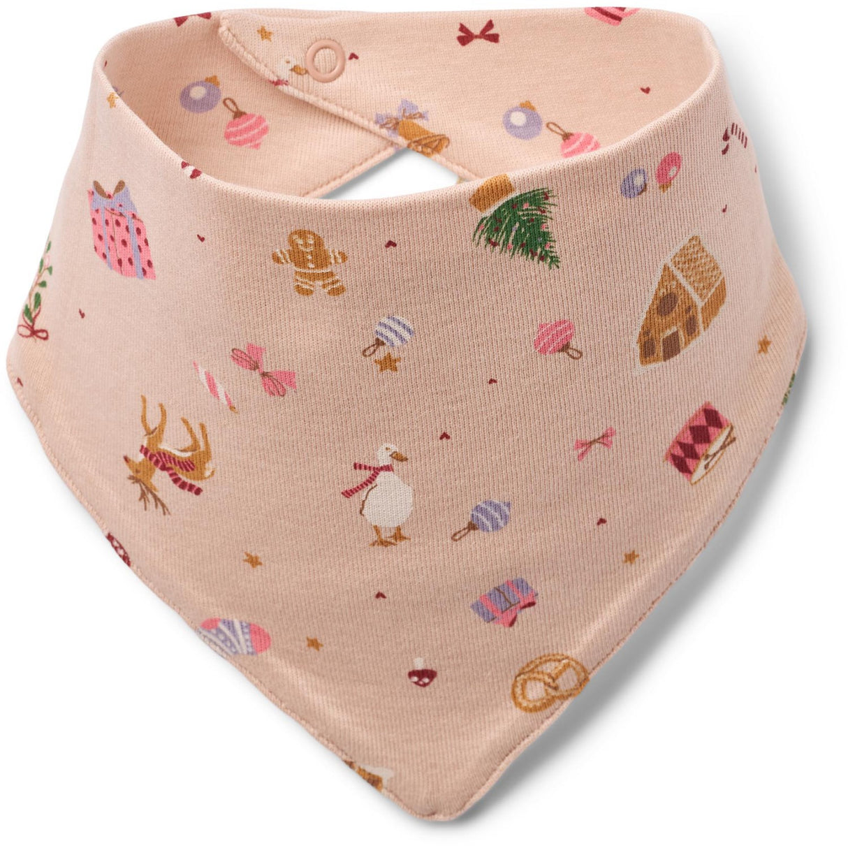 Wheat Rose Dust Holiday 2 Bib Eden