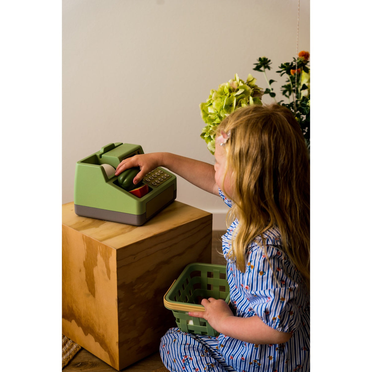 Dantoy Green Garden Cash Register Set In A Box